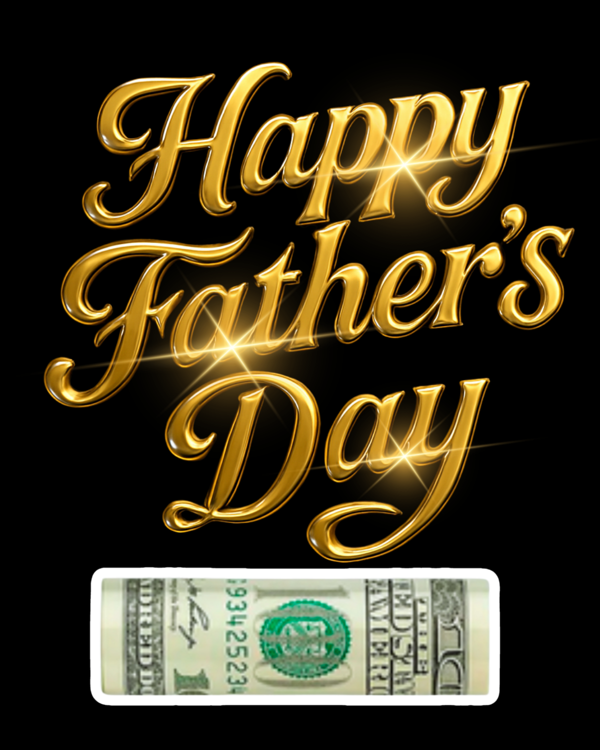 Custom Money Holder Card for Him