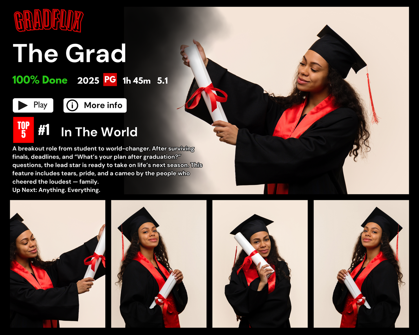 Gradflix Graduation Template