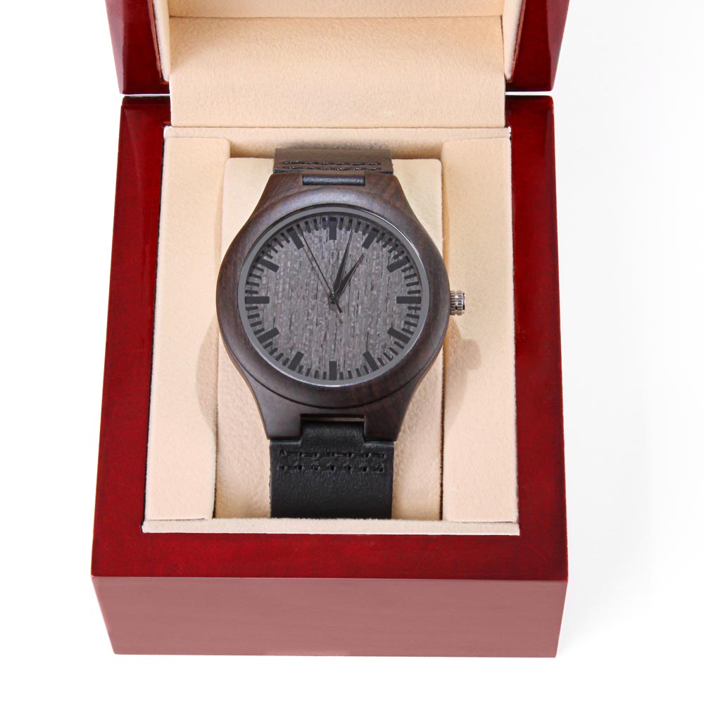 Custom Engraved Wooden Watch | Personalized Gift