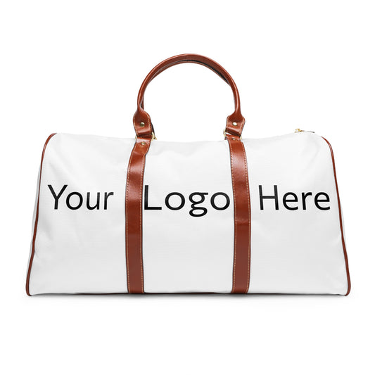 Customizable Nylon Travel Bags (Brown Strap)
