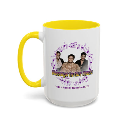 Miller 2.0 Accent Coffee Mug — Yellow Interior & Handle