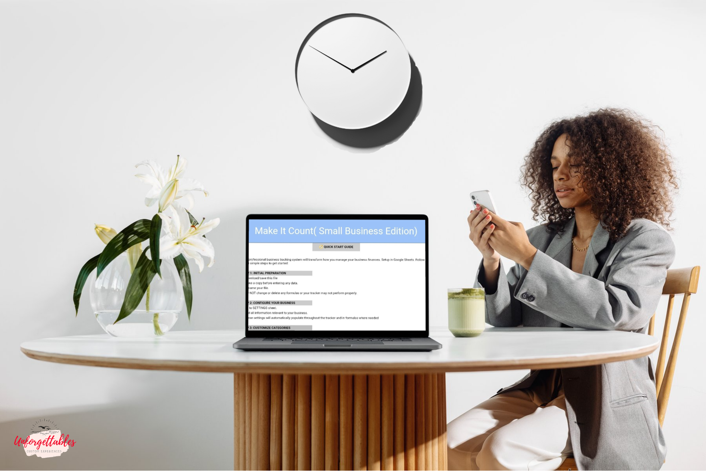 Make It Count (Small Business Edition) Income and Expense Tracker Bundle