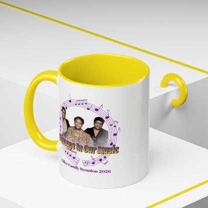 Miller 2.0 Accent Coffee Mug — Yellow Interior & Handle