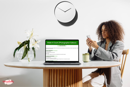 Make It Count (Photographer Edition) Income and Expense Tracker Bundle