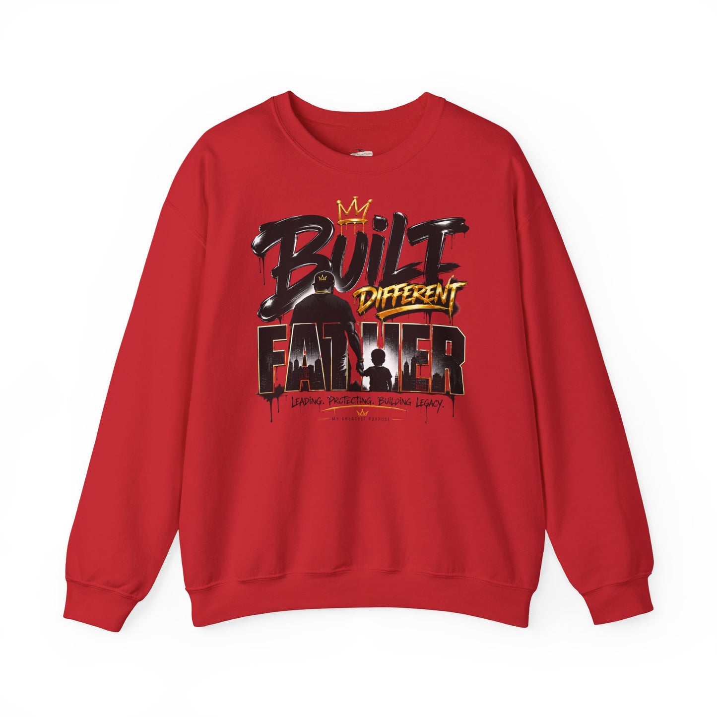 Built Different Father Sweatshirt – Crewneck