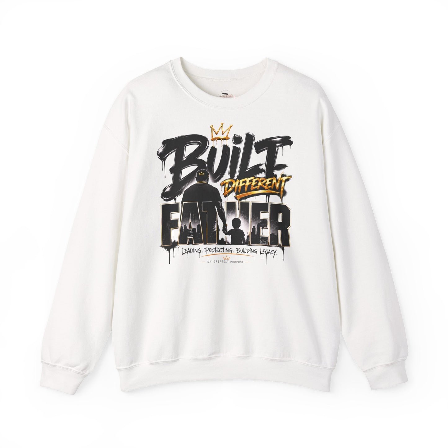 Built Different Father Sweatshirt – Crewneck