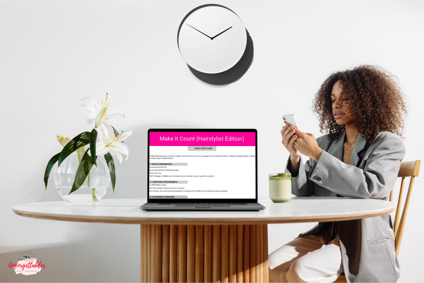 Make It Count (Hairstylist Edition) Income and Expense Tracker Bundle