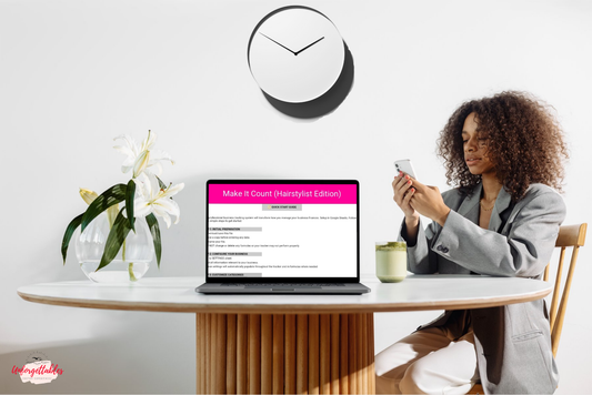 Make It Count (Hairstylist Edition) Income and Expense Tracker Bundle