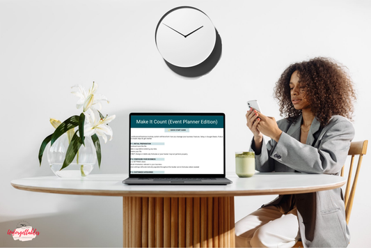 Make It Count (Event Planner Edition) Income and Expense Tracker Bundle