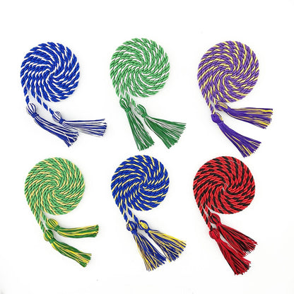 Custom Name Graduation Ribbon Lei with Honor Cord