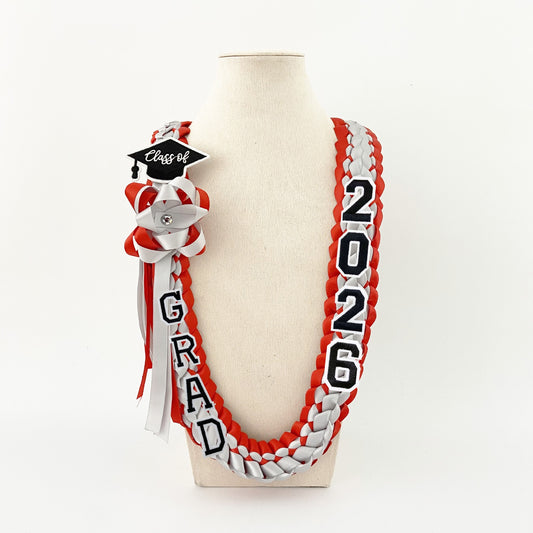 Custom Name Graduation Ribbon Lei