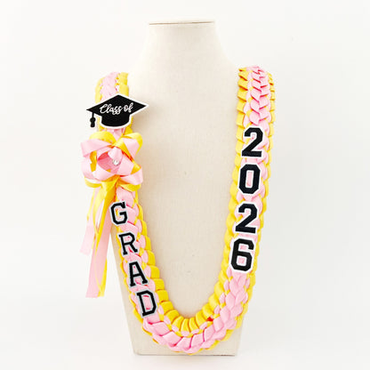 Custom Name Graduation Ribbon Lei