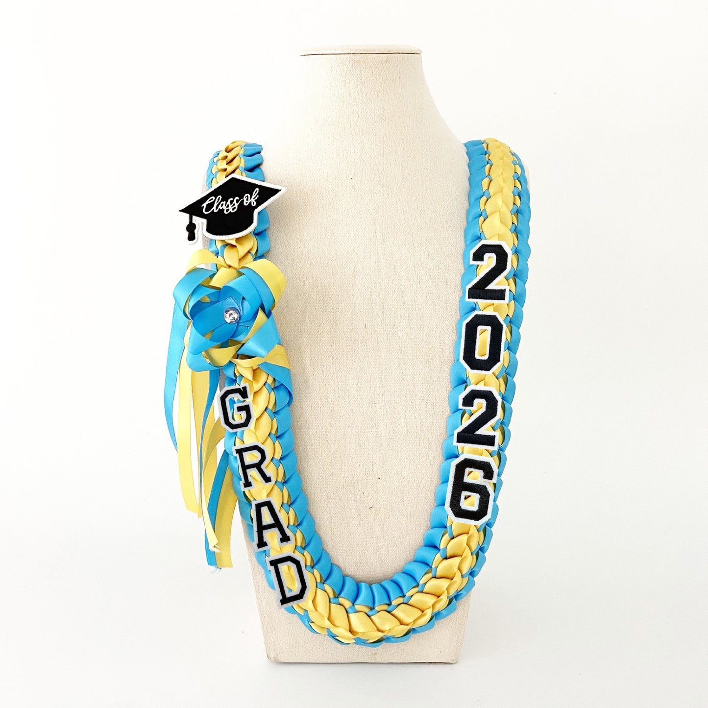 Custom Name Graduation Ribbon Lei