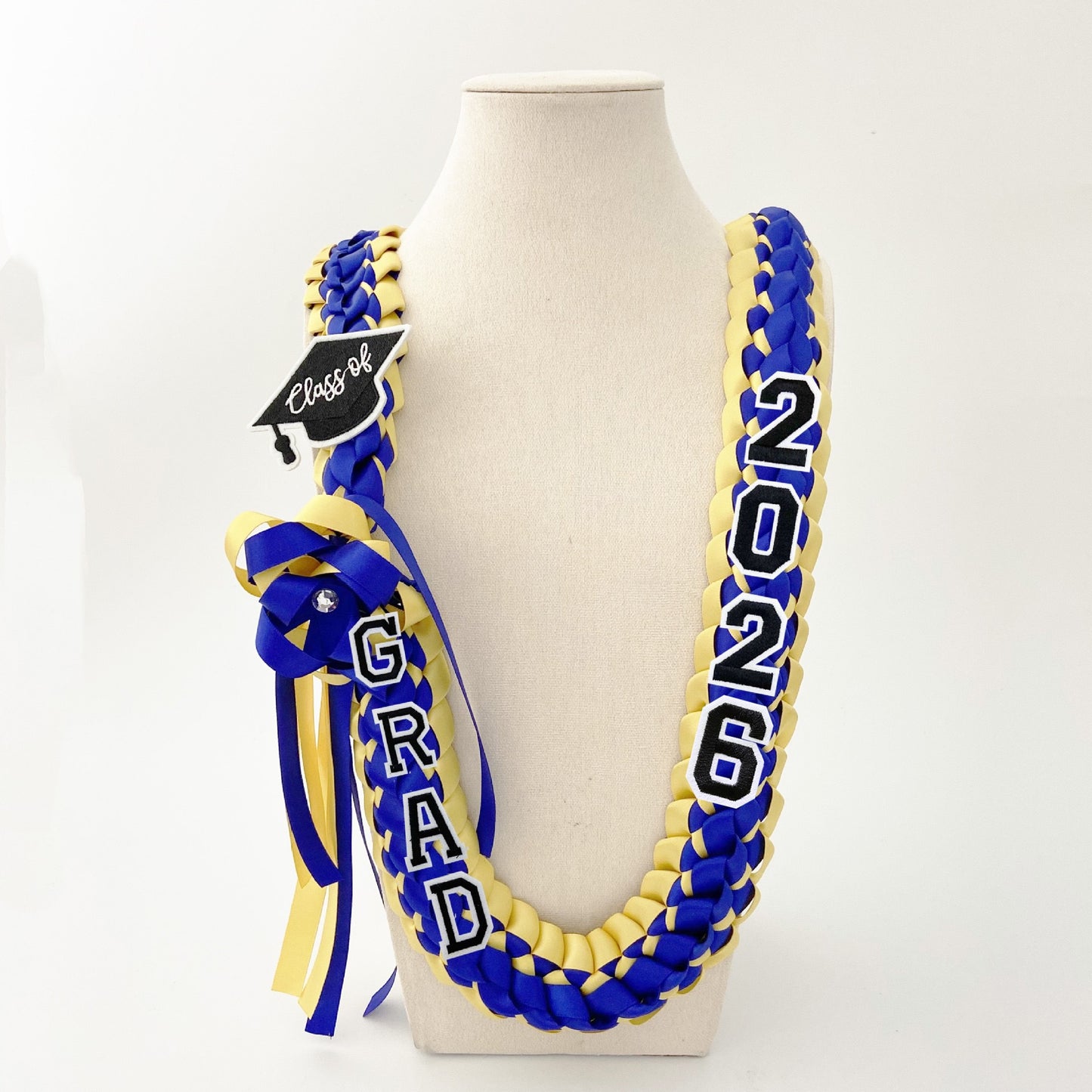 Custom Name Graduation Ribbon Lei