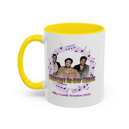 Miller 2.0 Accent Coffee Mug — Yellow Interior & Handle