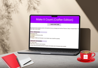 Make It Count (Crafter Edition) Income and Expense Tracker Bundle