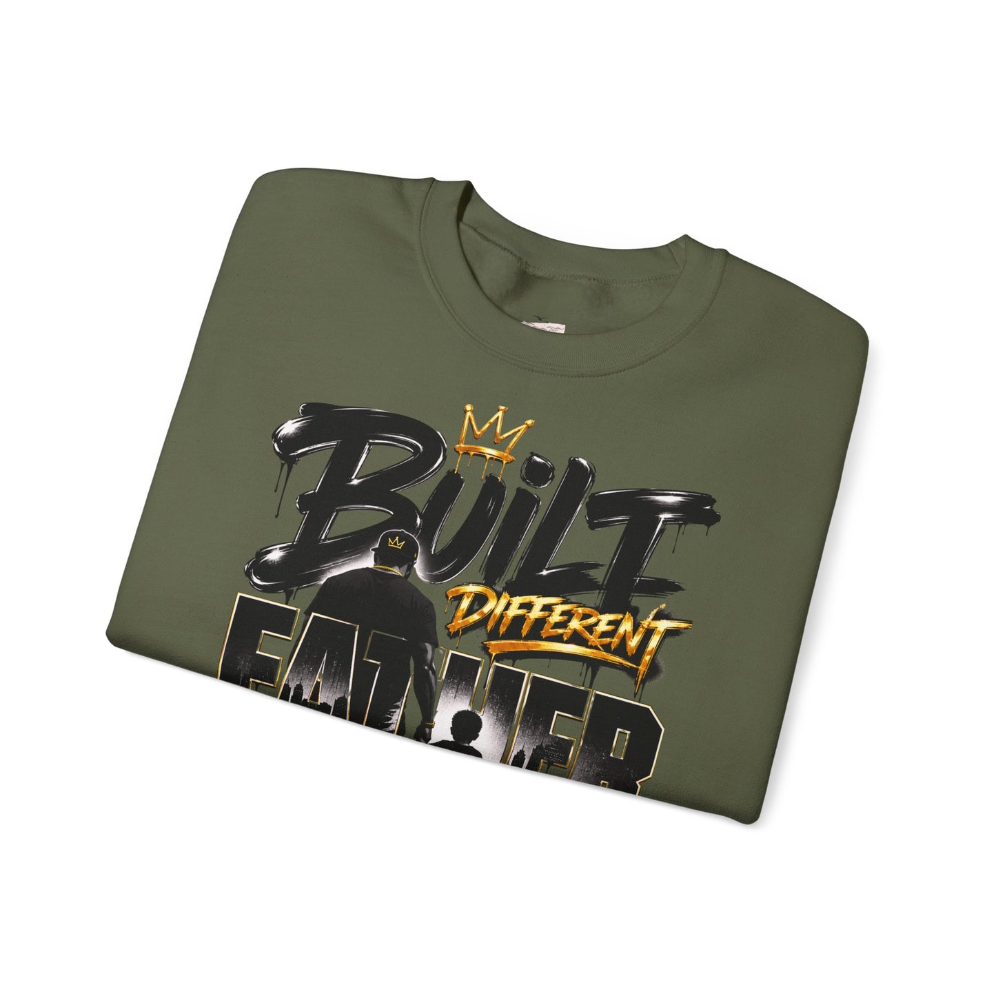 Built Different Father Sweatshirt – Crewneck