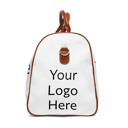 Customizable Nylon Travel Bags (Brown Strap)