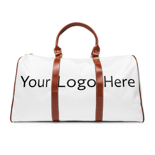 Customizable Nylon Travel Bags (Brown Strap)
