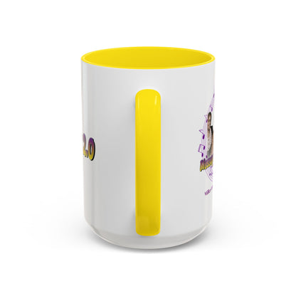Miller 2.0 Accent Coffee Mug — Yellow Interior & Handle