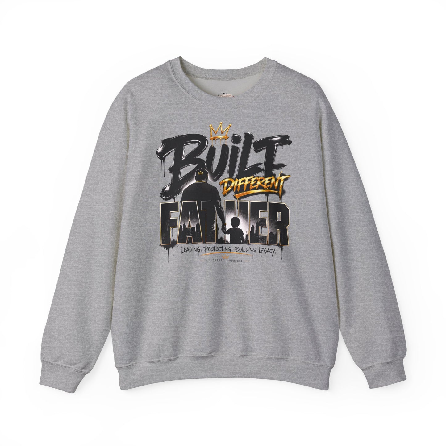 Built Different Father Sweatshirt – Crewneck