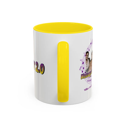 Miller 2.0 Accent Coffee Mug — Yellow Interior & Handle