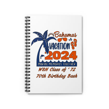 WSHS Bahamas Spiral Notebook(white)