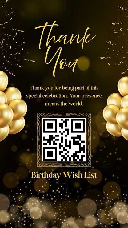 Custom Digital Birthday Invitation | 3-Page Video Invite Music Option