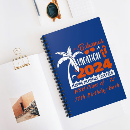 WSHS Bahamas Spiral Notebook(blue)