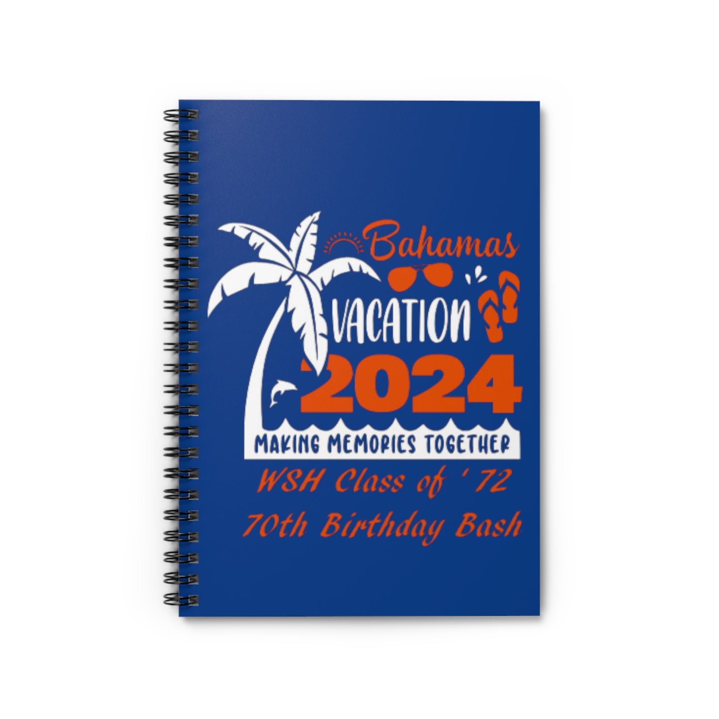 WSHS Bahamas Spiral Notebook(blue)
