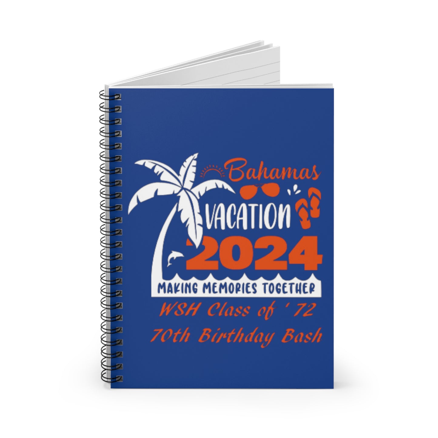 WSHS Bahamas Spiral Notebook(blue)