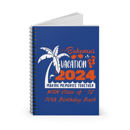 WSHS Bahamas Spiral Notebook(blue)