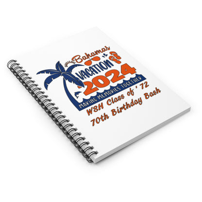 WSHS Bahamas Spiral Notebook(white)