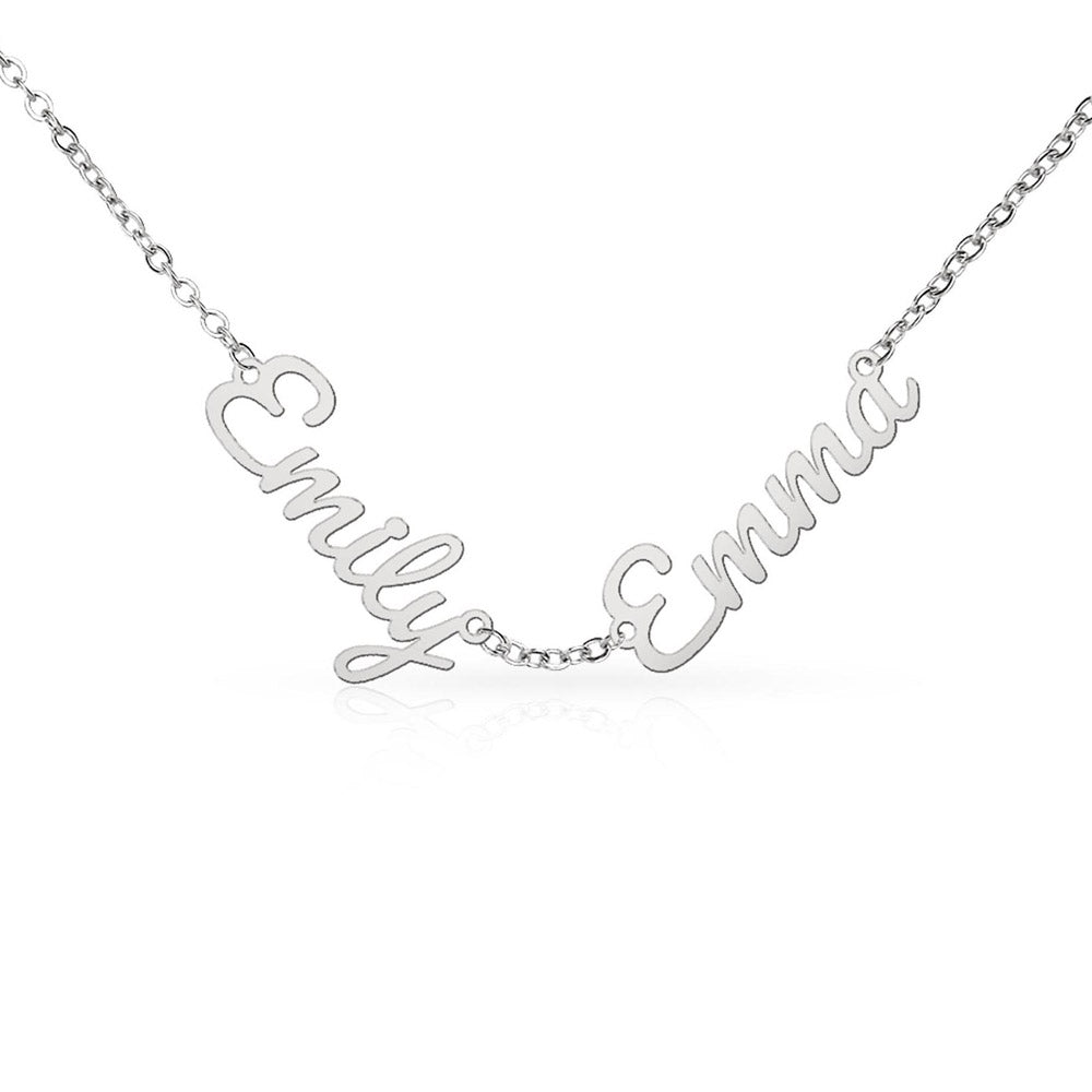 Personalized Name Necklace – Custom 2 or 3 Name Script Necklace