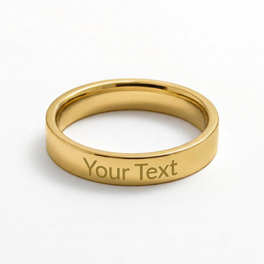 Custom Engraved Women's Ring- Personalized