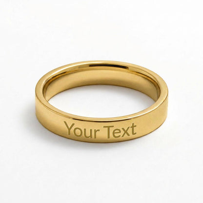 Custom Engraved Women's Ring- Personalized