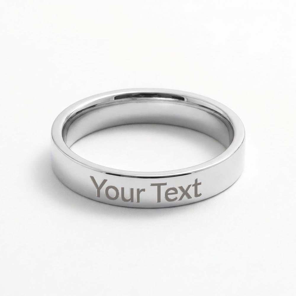 Custom Engraved Women's Ring- Personalized