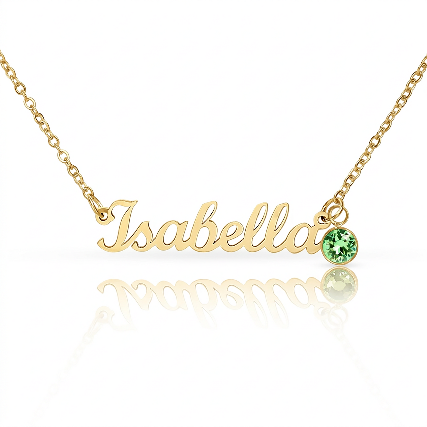 Custom Name Necklace with Birthstone – Personalized Gift