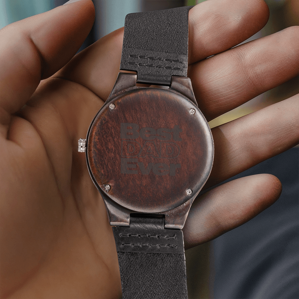 Custom Engraved Wooden Watch | Personalized Gift
