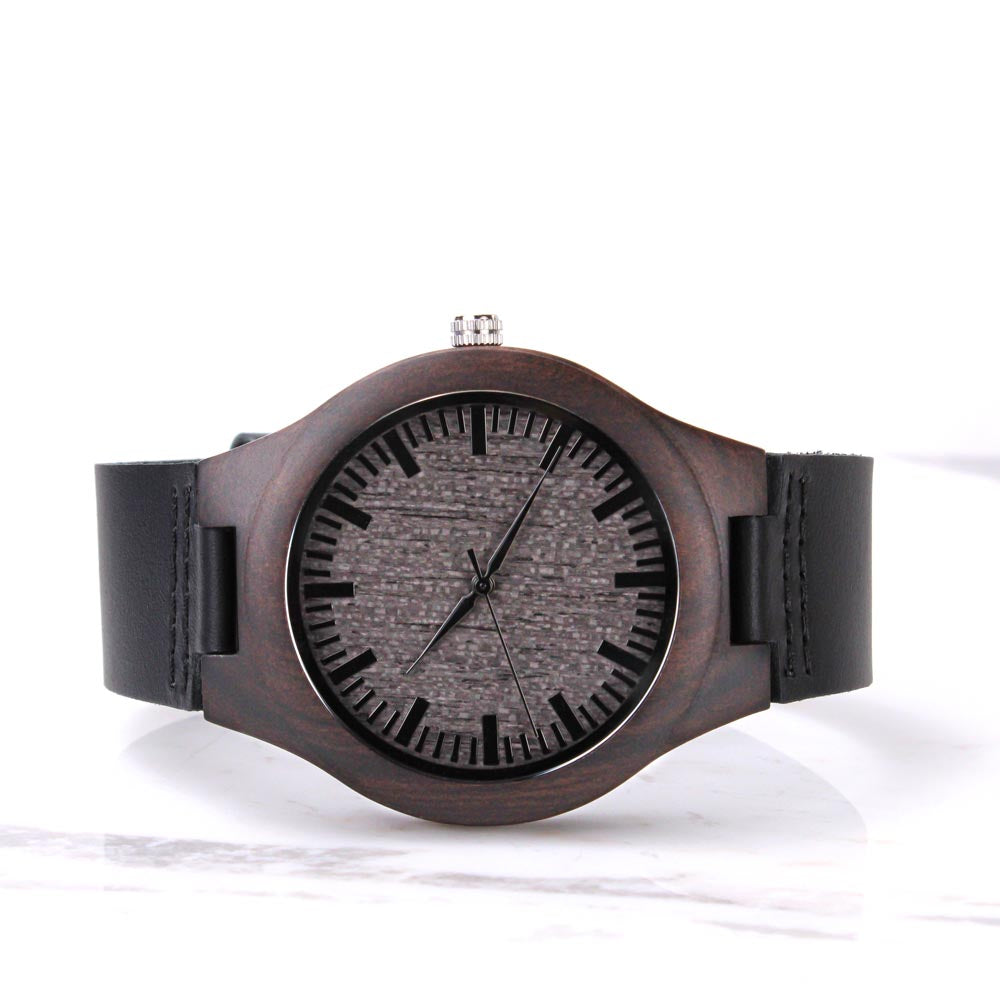 Custom Engraved Wooden Watch | Personalized Gift