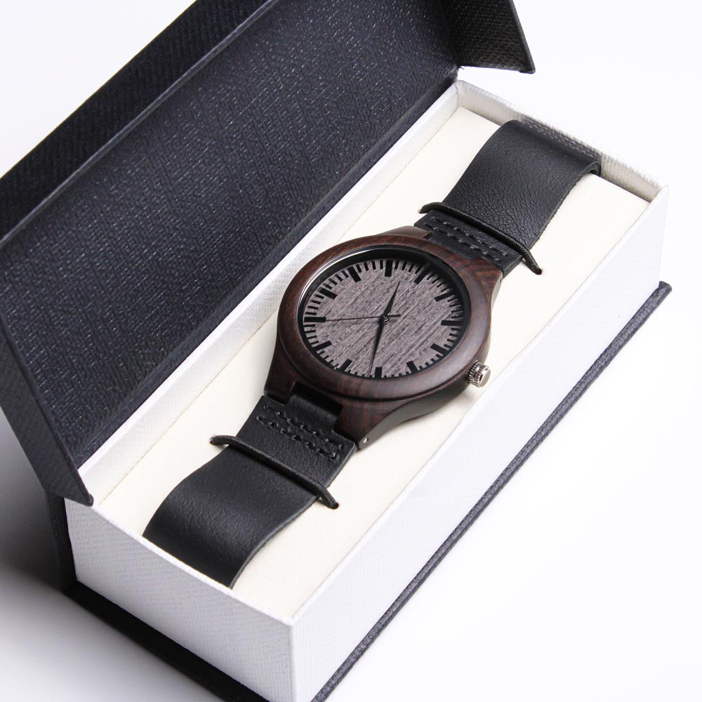 Custom Engraved Wooden Watch | Personalized Gift