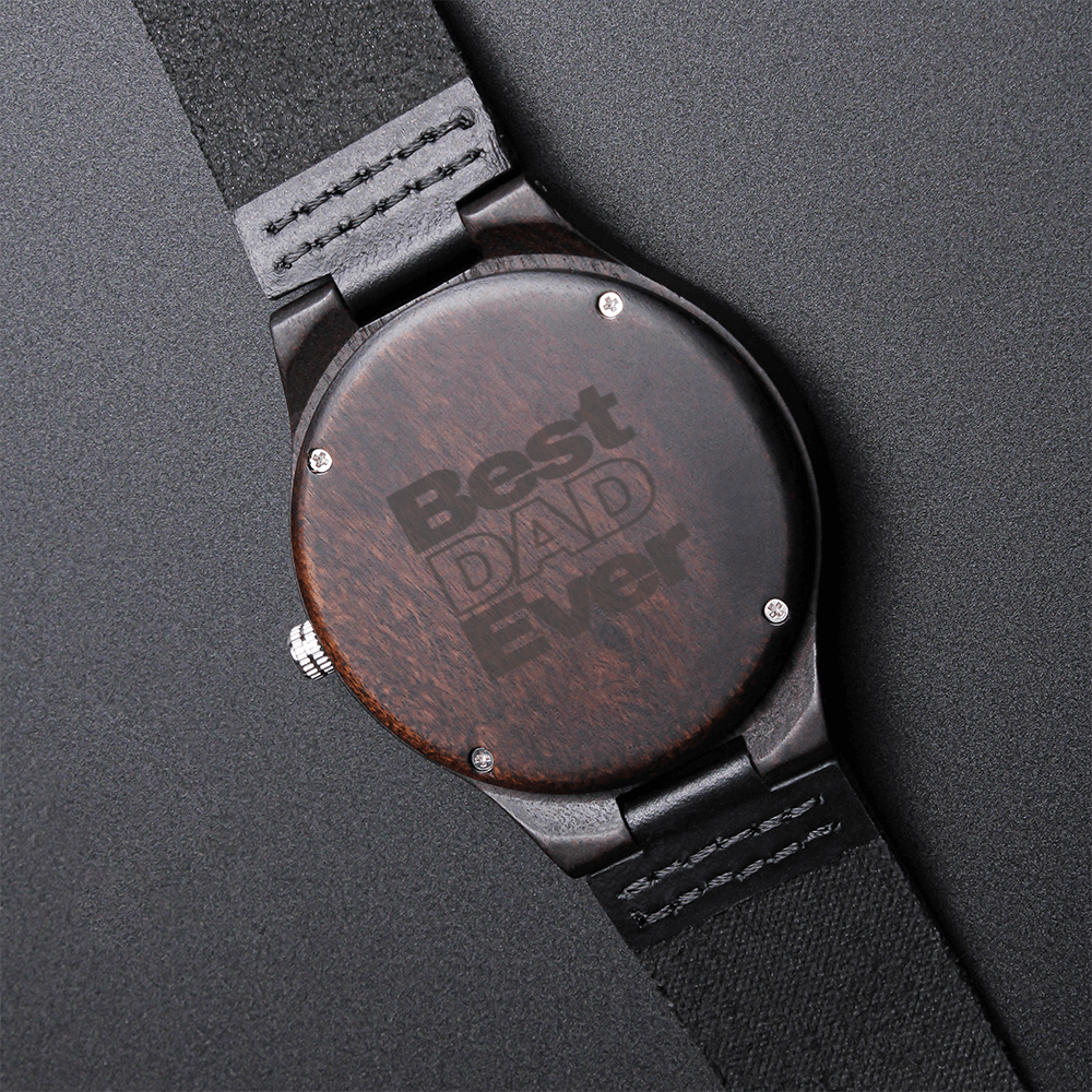 Custom Engraved Wooden Watch | Personalized Gift