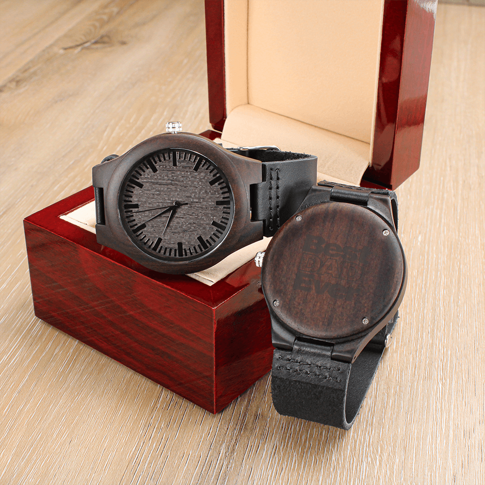 Custom Engraved Wooden Watch | Personalized Gift