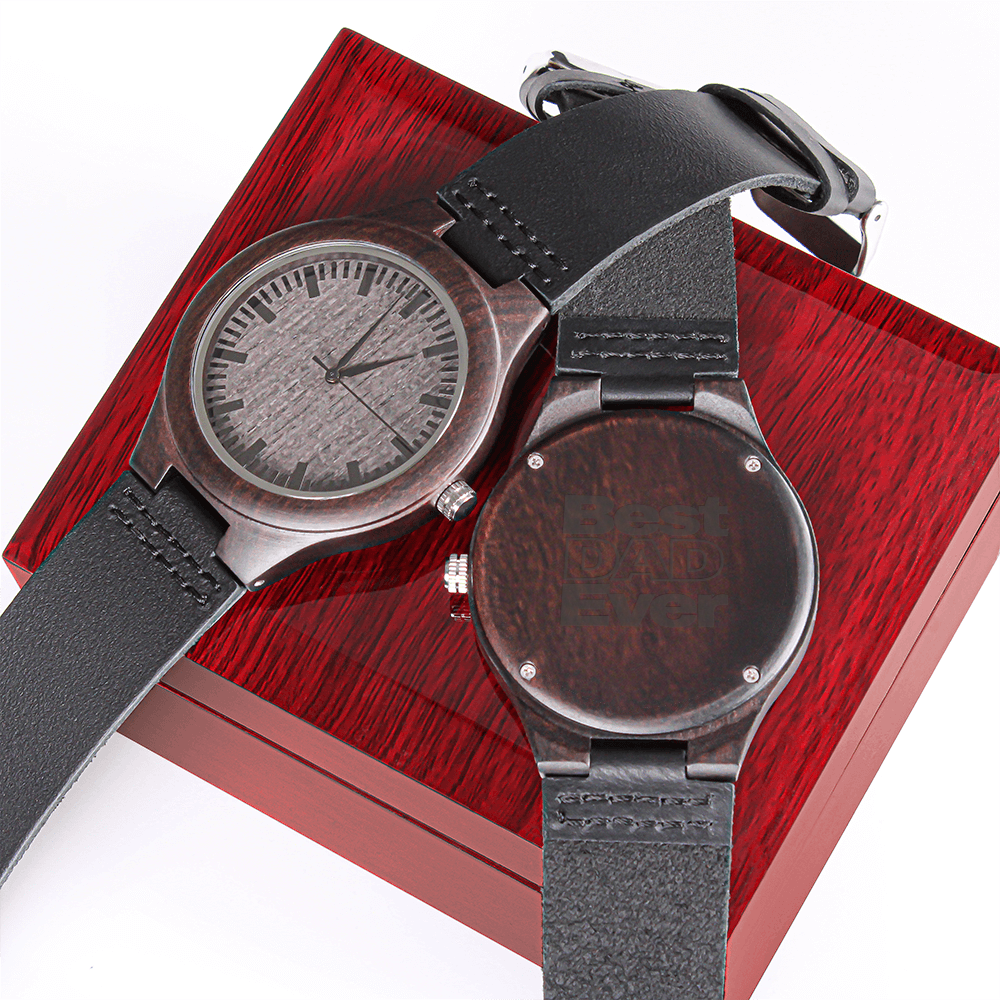 Custom Engraved Wooden Watch | Personalized Gift
