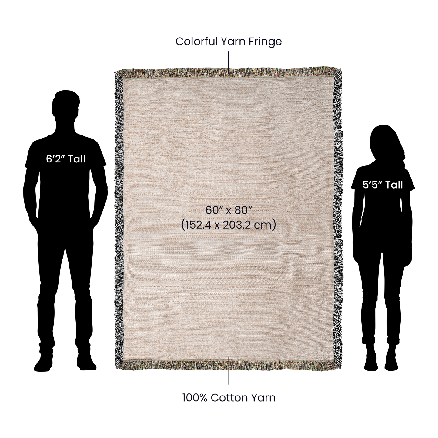 Heirloom Graduation Photo Woven Blanket – Custom Class of 2026 Keepsake