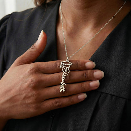 Custom Graduation Name Necklace To My High School Grad