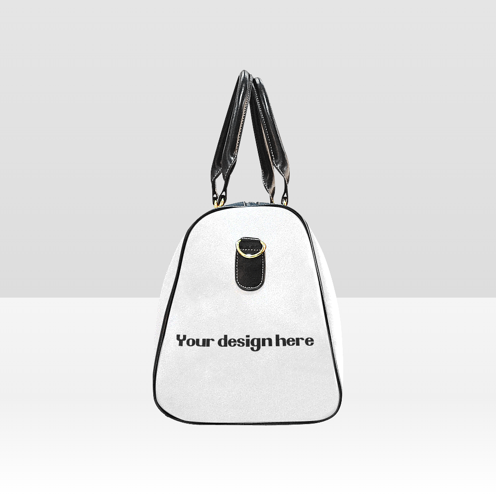 Customizable Nylon Travel Bags (Black Strap)