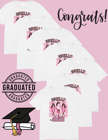 Custom Graduation T-Shirt (Female)