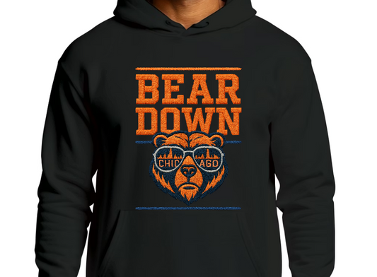 Chicago Bear's "Bear Down" Hoodie