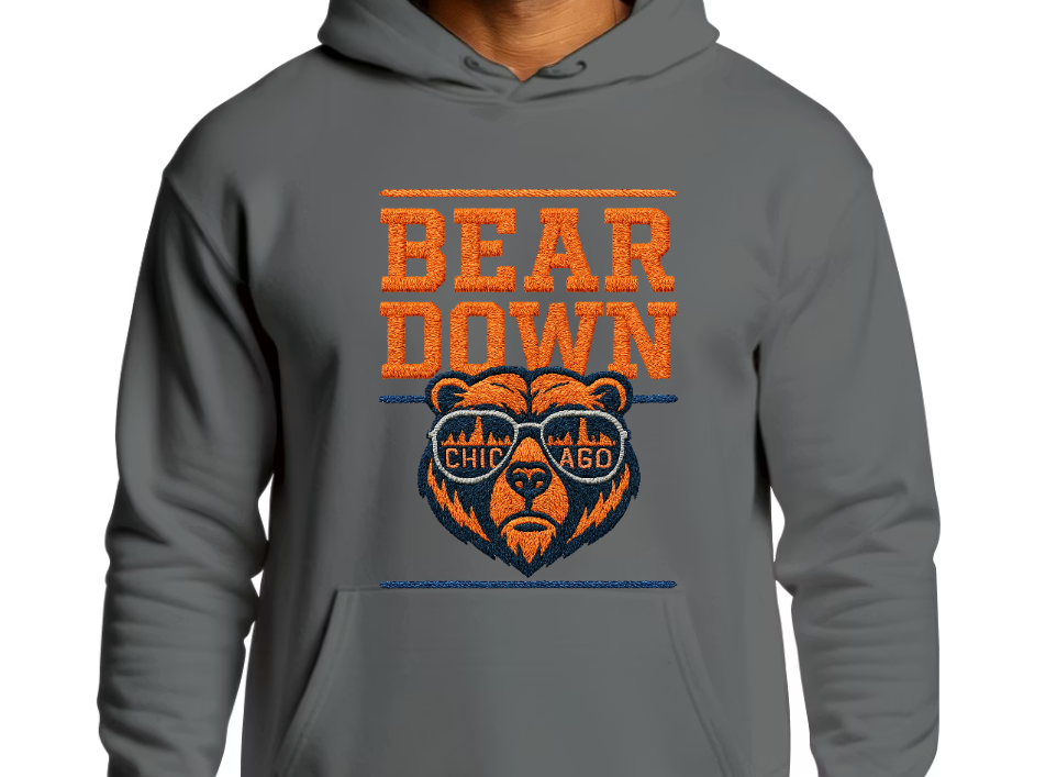 Chicago Bear's "Bear Down" Hoodie
